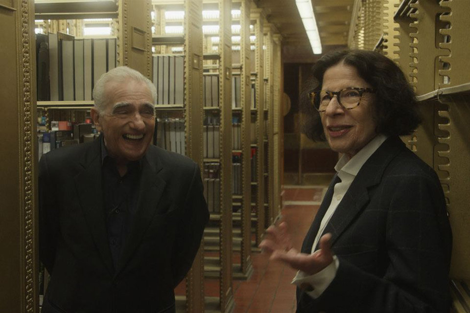 Martin Scorsese y la escritora Fran Lebowitz.