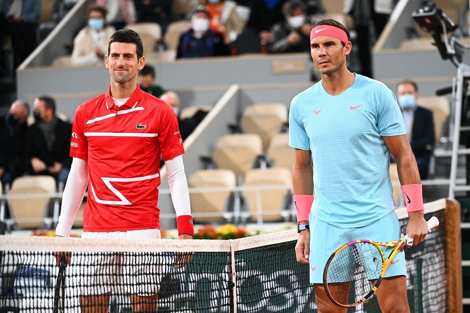 Djokovic hizo pedidos públicos y Nadal lo cuestionó, sin nombrarlo. (Fuente: AFP)