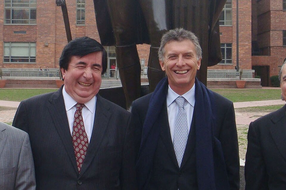 Jaime Durán Barba y Mauricio Macri, risueños, en una imagen de archivo. (Fuente: NA)