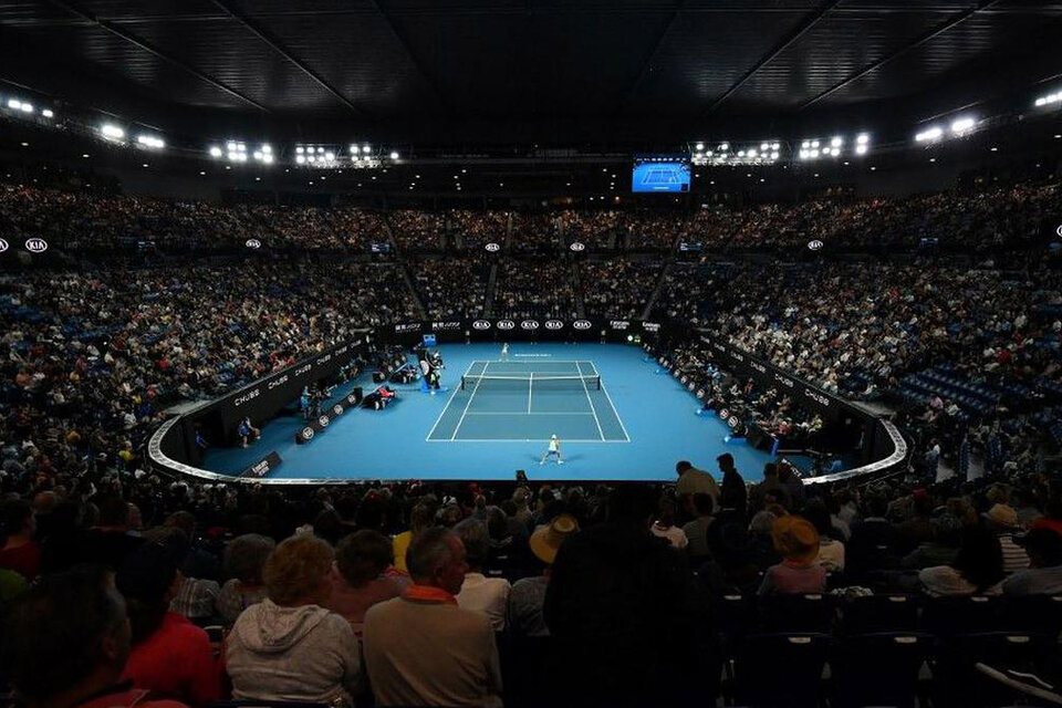Australia espera 390.000 espectadores durante todo el Abierto. (Fuente: AFP)