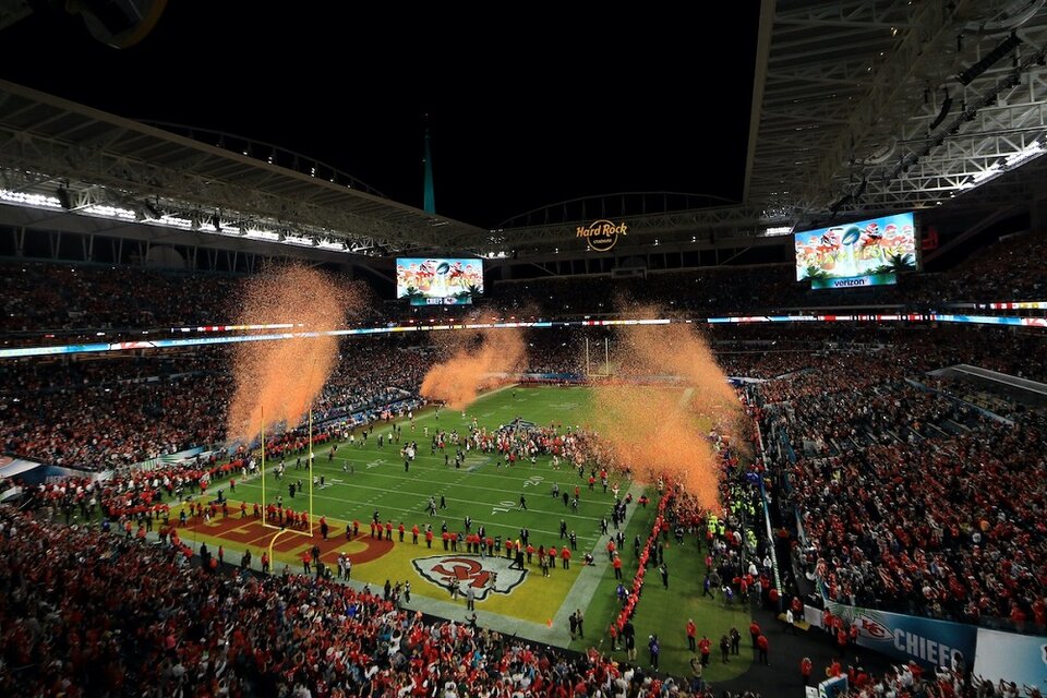 El Super Bowl de Tampa tendrá público en las tribunas. (Fuente: AFP)