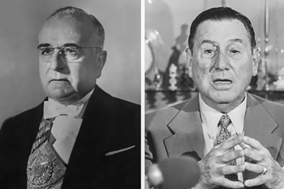 Getúlio Vargas y Juan Perón.