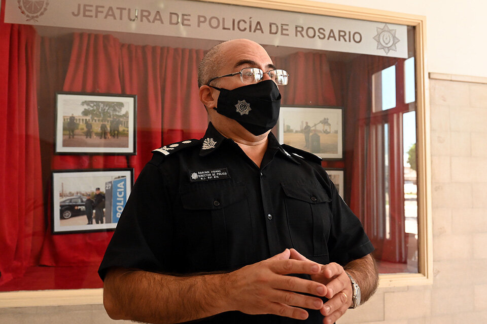 El jefe de la policía Adrián Forni (Fuente: Sebastián Granata)