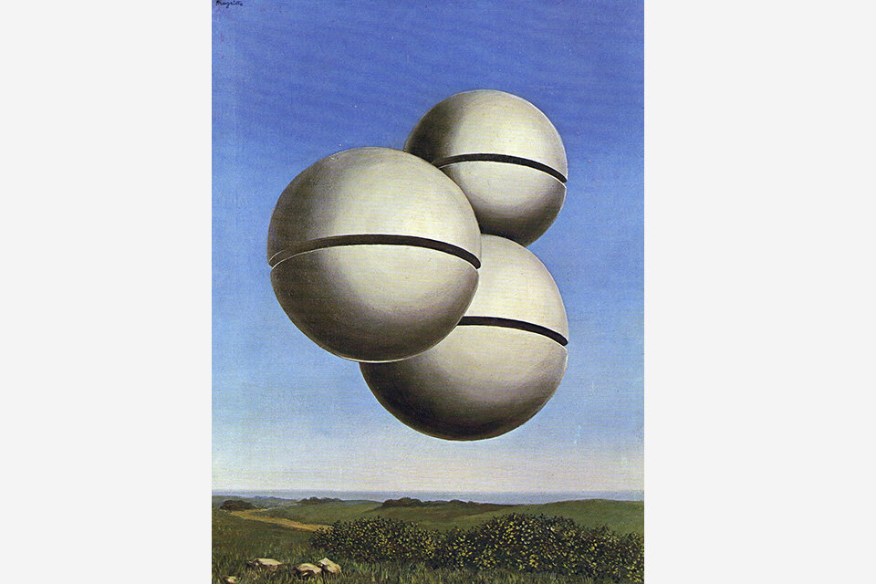 La voz del aire, de Magritte, es evocada por la autora.