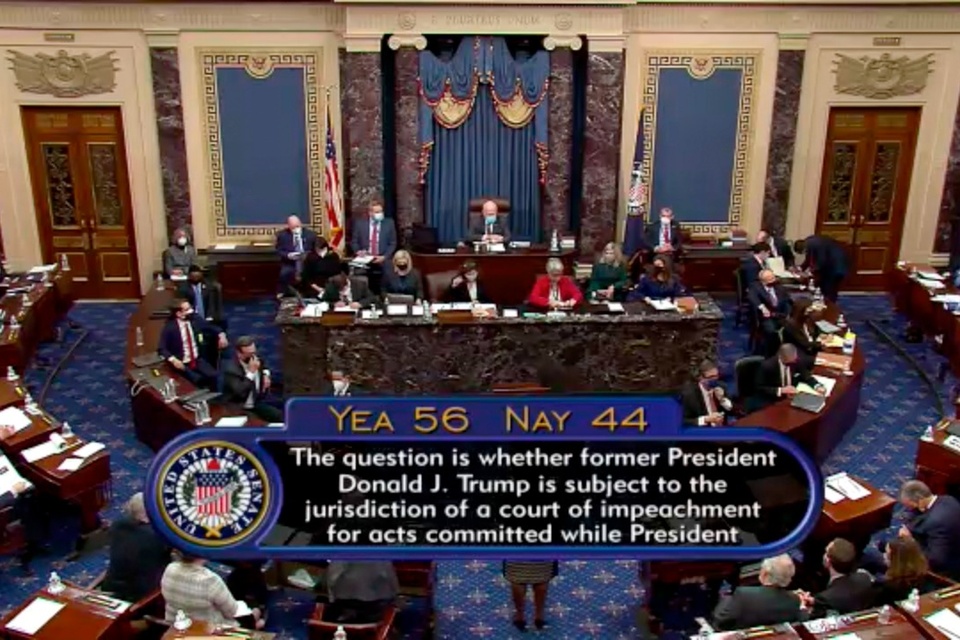 Segundo día de juicio político a Trump.