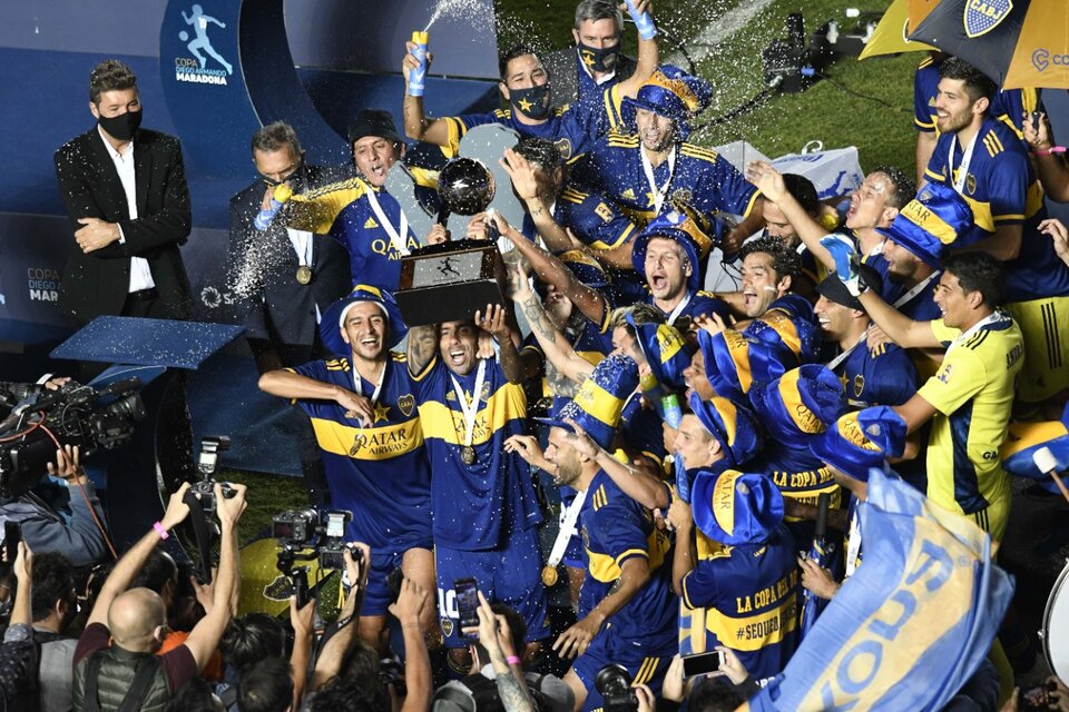 La consagración de Boca en la Copa Diego Maradona, el mes pasado. (Fuente: Fotobaires)