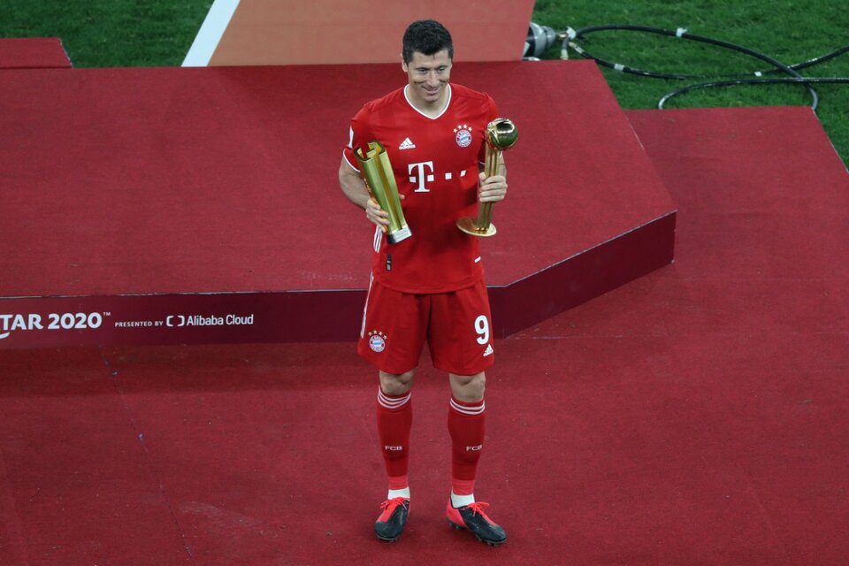 Lewandowski, balón de oro del Mundial de Clubes.