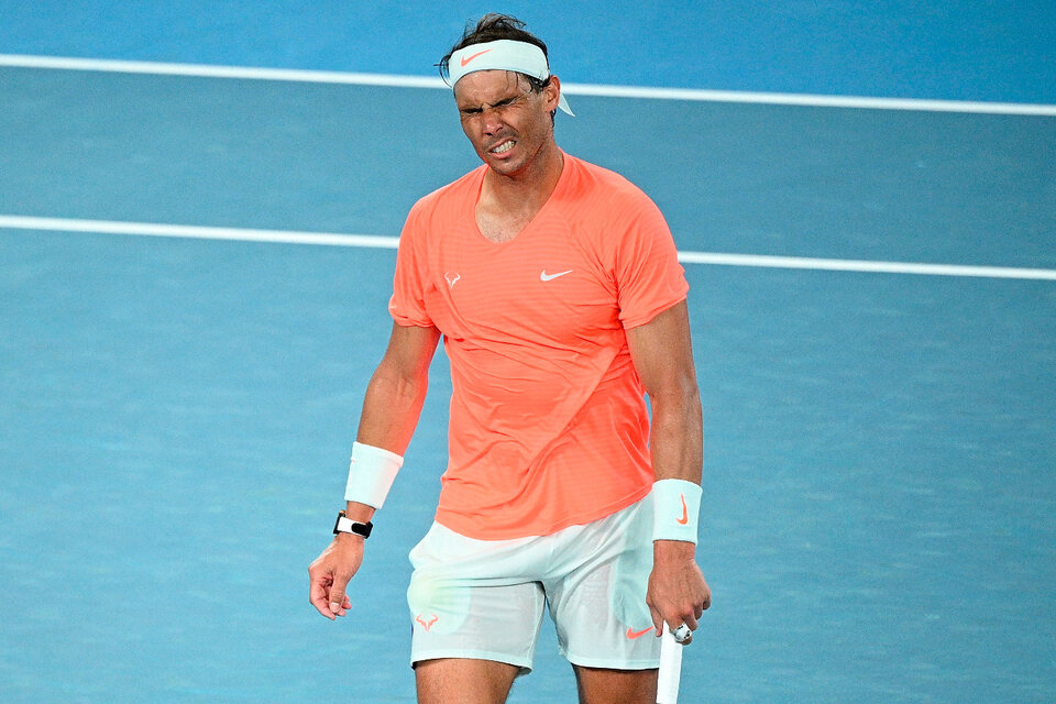 Nadal perdió un partido que tenía 2-0 arriba, por segunda vez en su carrera. (Fuente: EFE)