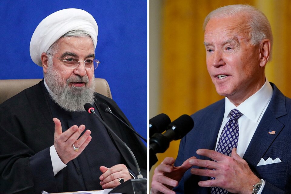 Rohani y Biden parecen querer lo mismo pero no terminan de ponerse de acuerdo. (Fuente: AFP)