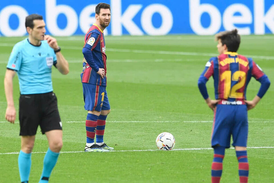 Messi superó a Xavi con 506 partidos en el Barcelona. (Fuente: AFP)