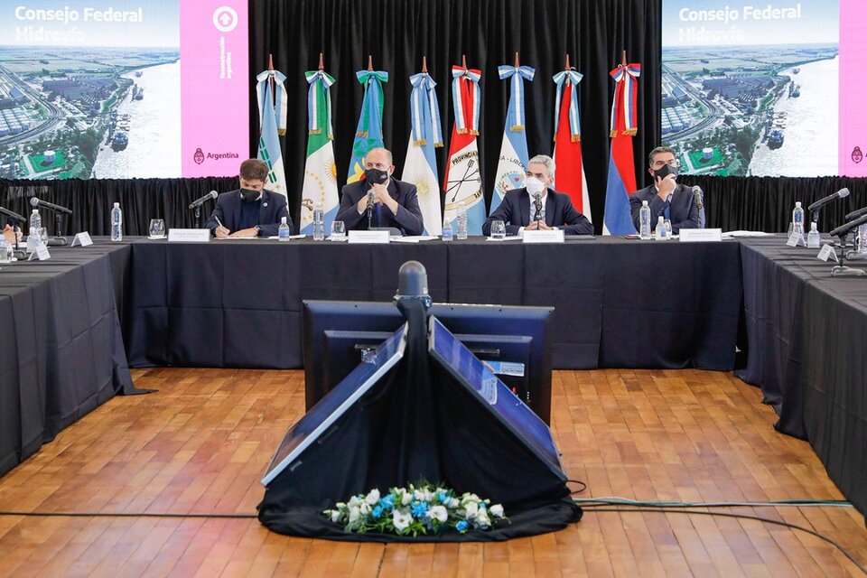 Reunión del Consejo Federal del último lunes, en Rosario, encabezada por Mario Meoni (Fuente: Prensa Ministerio de Transporte)
