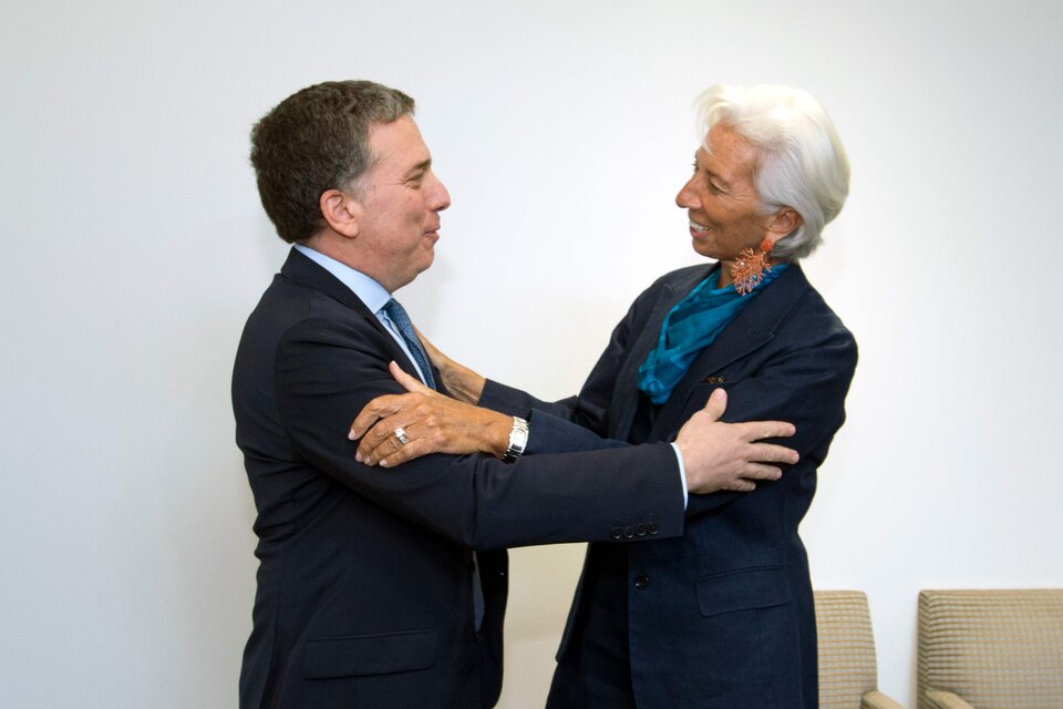 Nicolás Dujovne y Christine Lagarde, los firmantes del acuerdo stand by de 2018.