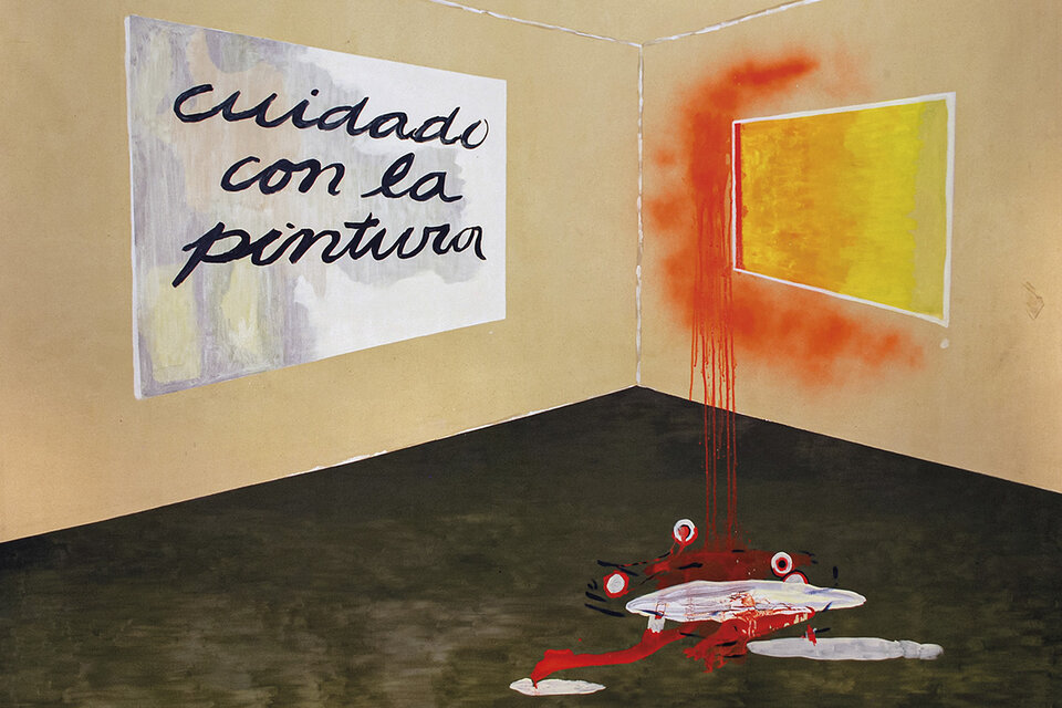 Alejandra Seeber, "Cuidado con la pintura"