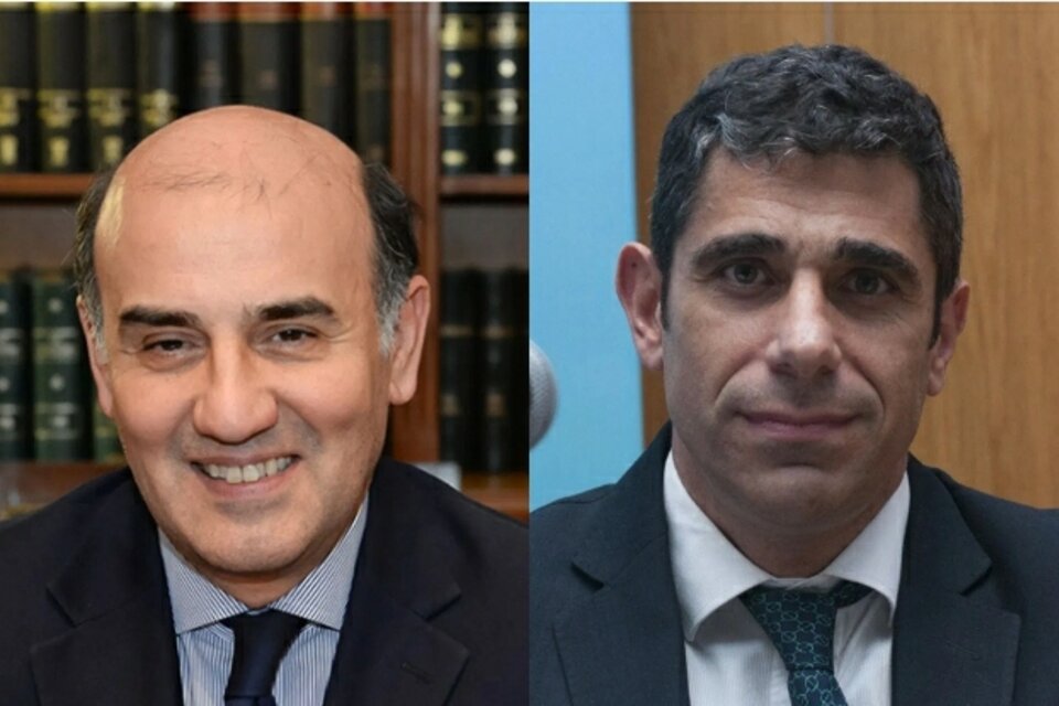 Diego Barroetaveña y Daniel Petrone, dos de los jueces macristas que tiene que definir el destino de la causa dólar futuro.