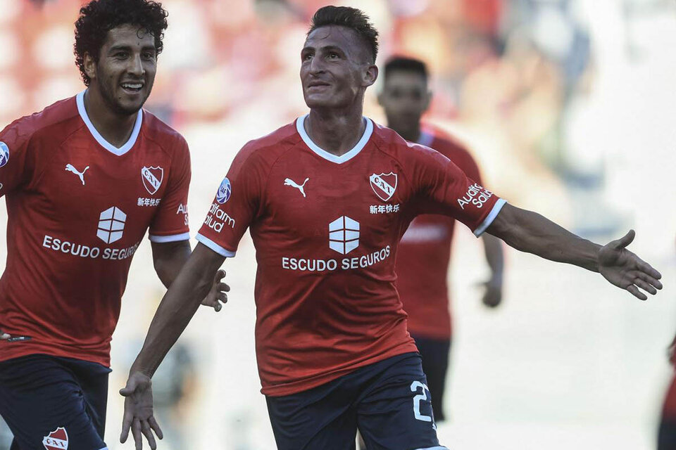 Braian Romero, goleador del Rojo. (Fuente: Télam)