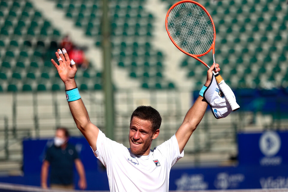 Diego Schwartzman logró su primer título en Buenos Aires. (Fuente: AFP)