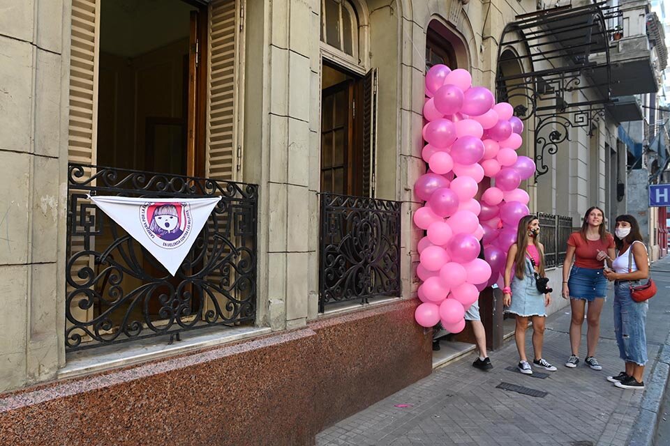 Inauguración ayer de La Casa de las Mujeres Libres. (Fuente: Sebastián Granata)