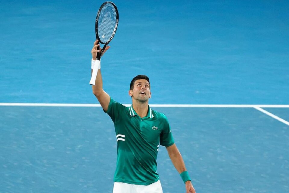 Novak Djokovic consiguió un nuevo hito en la pelea por ser considerado el mejor de todos los tiempos. (Fuente: AFP)