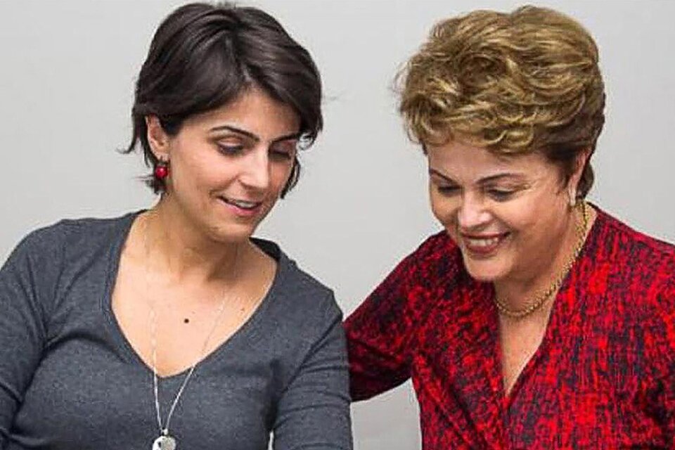 Manuela y Dilm conversaron sobre la actualidad de Brasil.