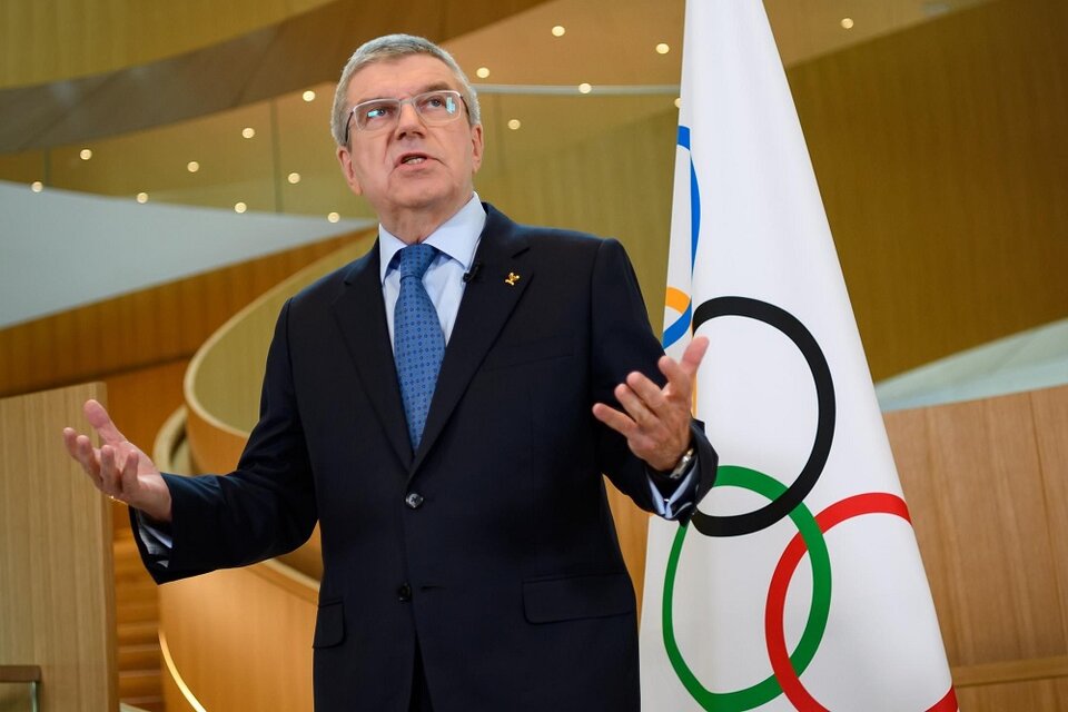 Thomas Bach, el reelecto presidente del Comité Olímpico Internacional. (Fuente: AFP)
