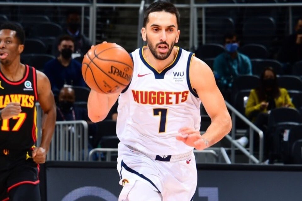 Por el protocolo de Covid de la NBA, Facundo Campazzo se perdió tres partidos.  (Fuente: AFP)