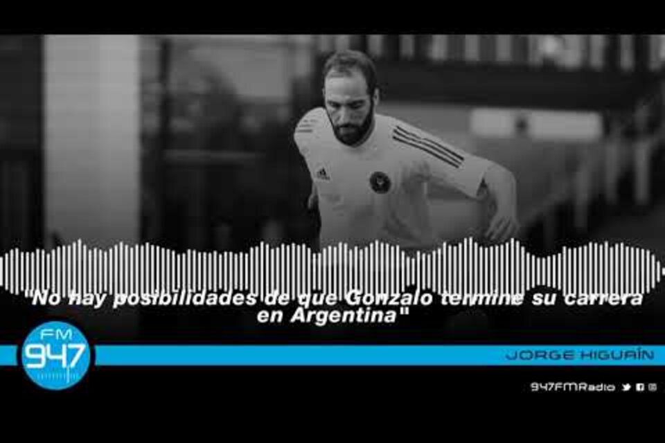 Jorge Higuaín, contundente: "No hay posibilidades de que Gonzalo termine su carrera en Argentina"