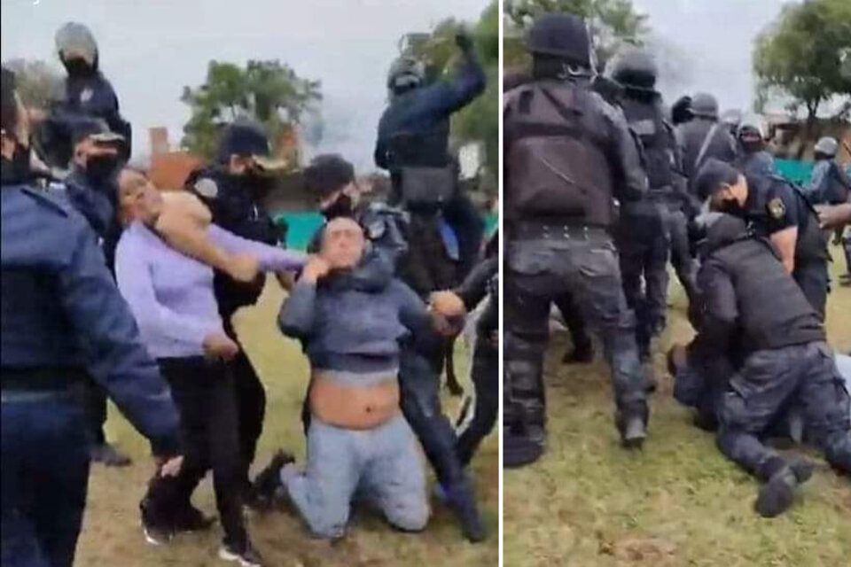 La feroz represión de Gerardo Morales en Campo Verde