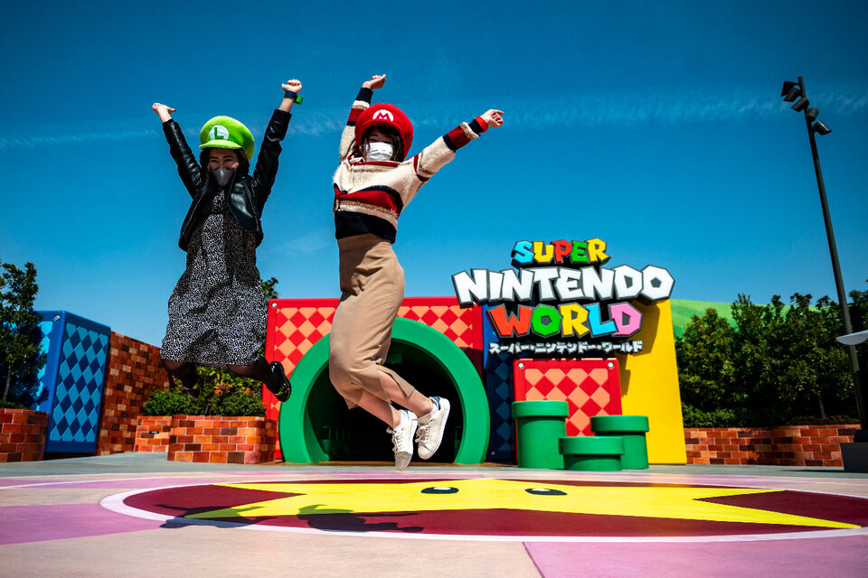 "Super Nintendo World" funciona en Osaka.  (Fuente: AFP)