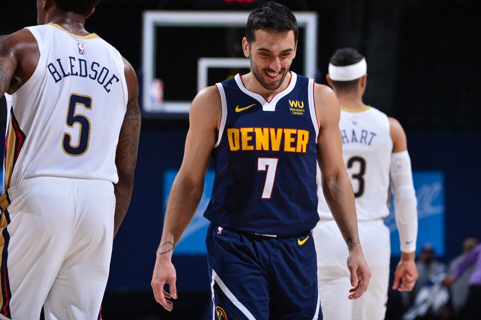 Campazzo no anotó puntos ante New Orleans. (Fuente: AFP)