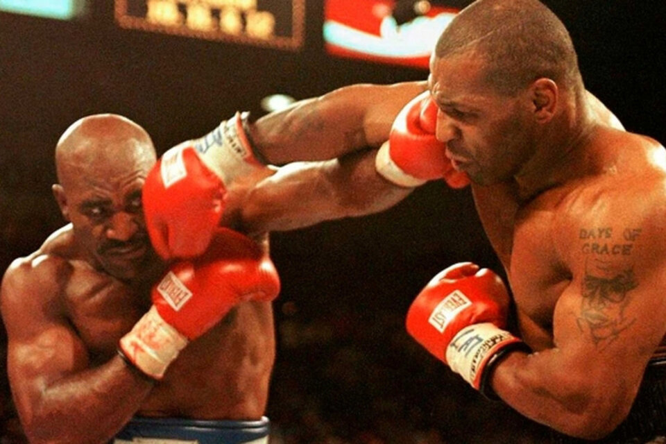 Myke Tyson rechazó 25 millones de dólares y se cayó la pelea con Holyfield (Fuente: AFP)