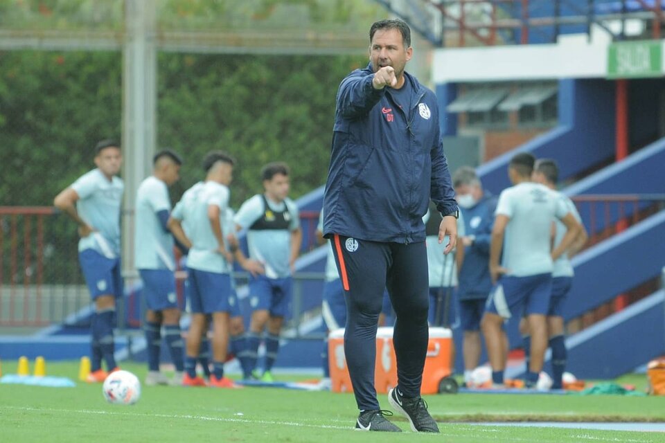 Diego Dabove, entrenador de San Lorenzo. (Fuente: Prensa San Lorenzo)