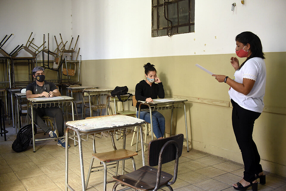 El 42% de los establecimientos educativos tienen burbujas aisladas.