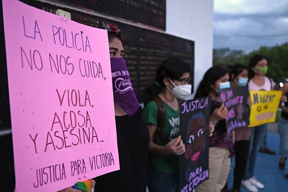 La CDH mexicana investigará el femicidio de la migrante salvadoreña (Fuente: AFP)