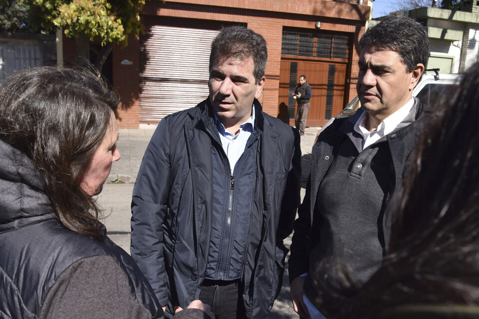 Ritondo y Jorge Macri, dos de los dirigentes dispuestos a negoicar con el oficialismo. (Fuente: NA)
