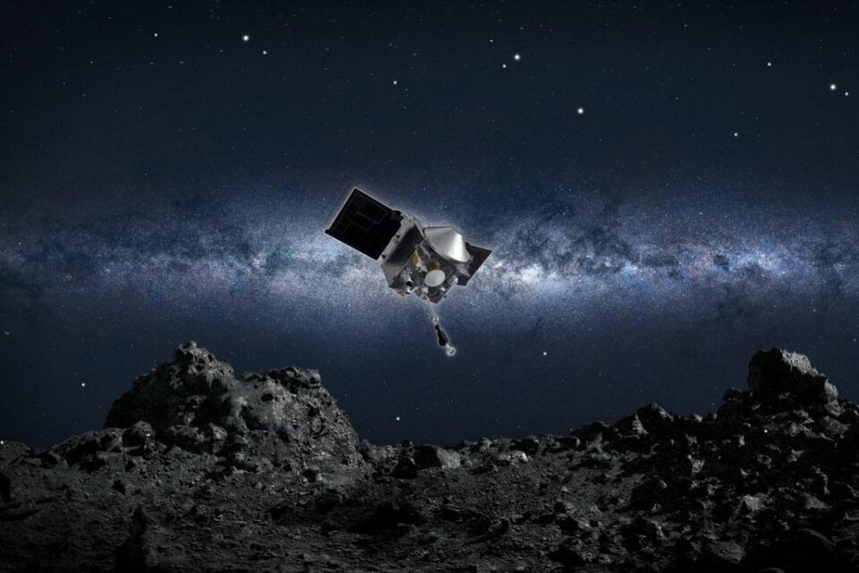 La nave OSIRIS-REx estudiará otra vez el asteroide Bennu (Fuente: NASA)