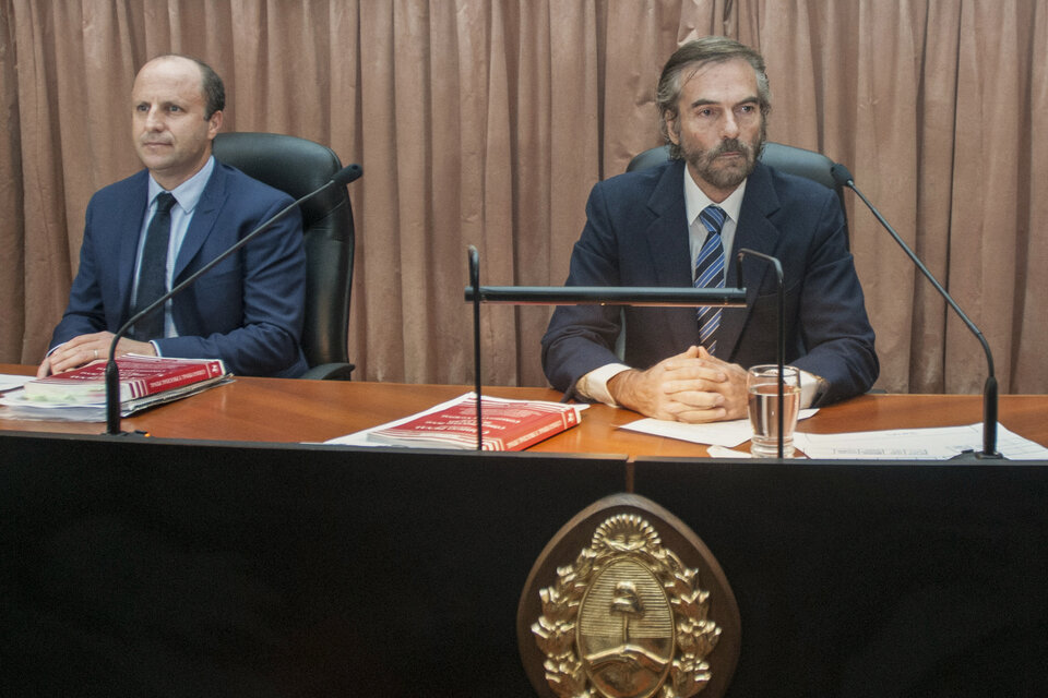 Mariano Borinsky y Gustavo Hornos, asiduos visitantes de la residencia presidencial durante el mandato de Mauricio Macri. (Fuente: NA)