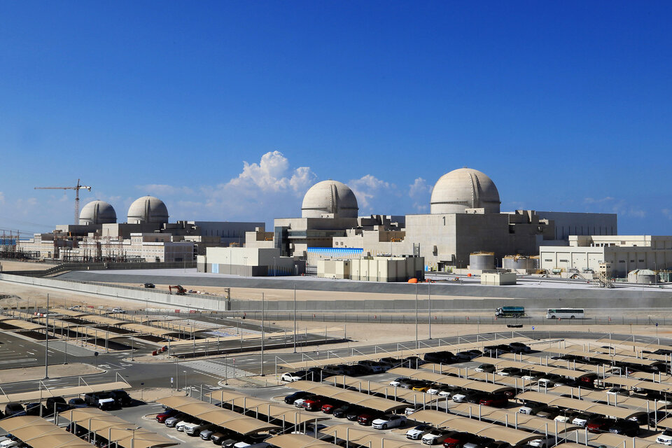 La planta nuclear de Barakah comercializó su primer megavatio. (Fuente: AFP)