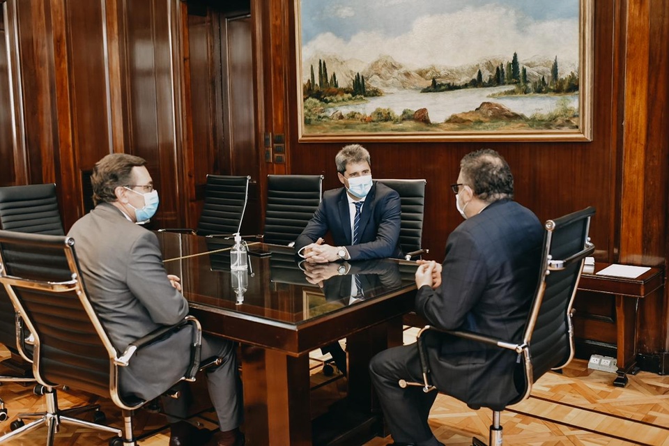 El gobernador Sergio Uñac se reunió con el ministro Matías Kulfas y el secretario de Minería, Alberto Hensel.