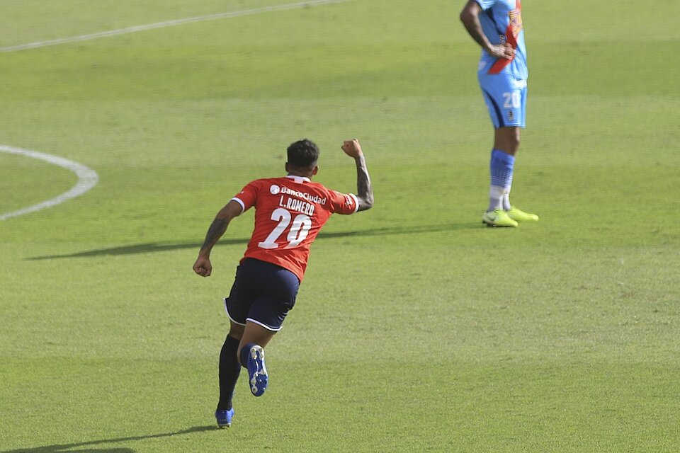 Lucas Romero había sido capitán de Independiente en el partido ante Talleres. (Fuente: NA)