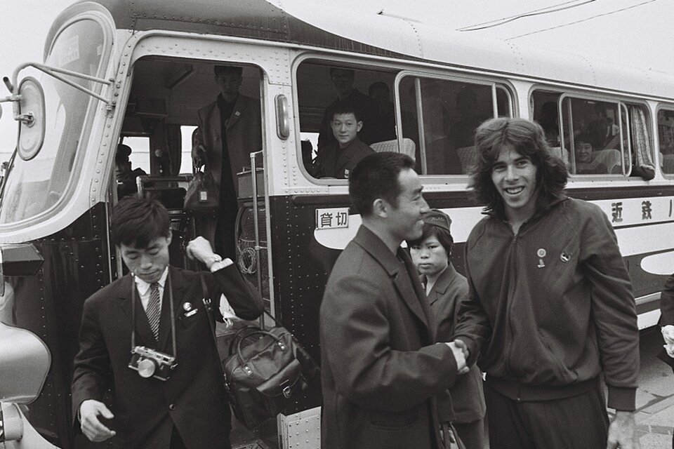 Zhuang Zedong y Glenn Cowan en Nagoya.