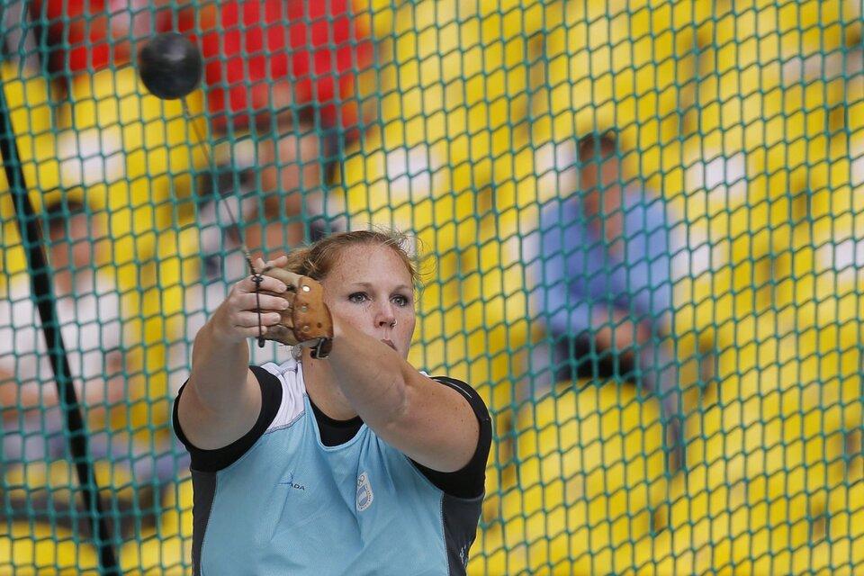 Jennifer Dahlgren, atleta olímpica destacada. (Fuente: Télam)