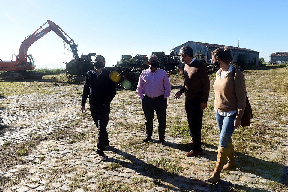 El intendente Javkin recorrió ayer el sector.