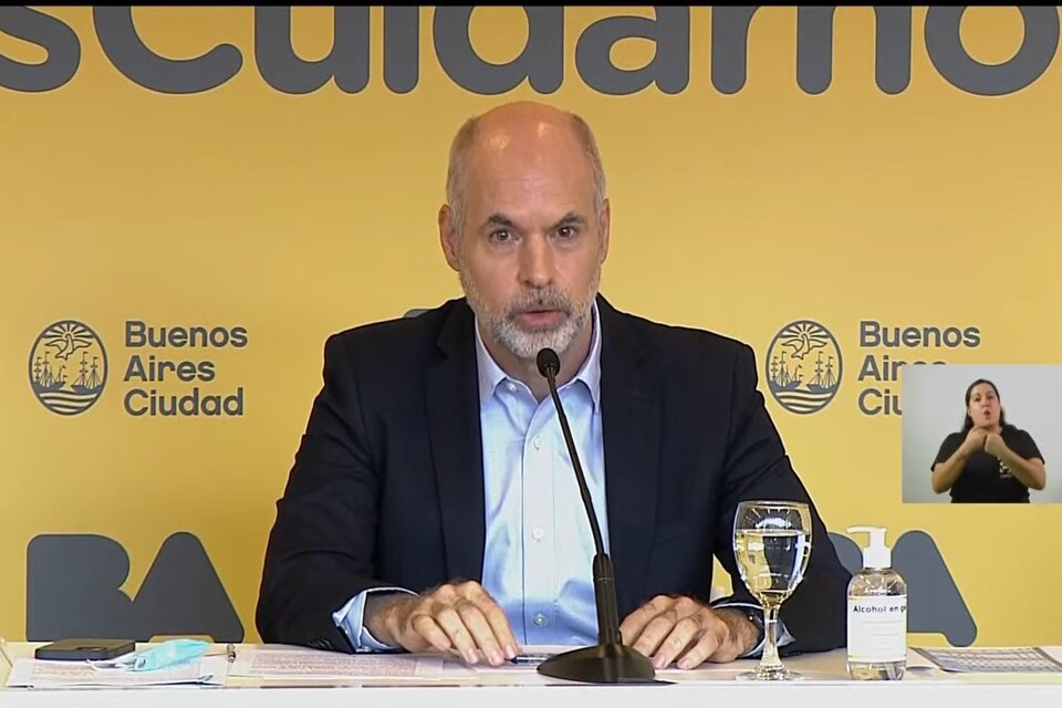 Horacio Rodríguez Larreta, jefe de gobierno de la Ciudad.