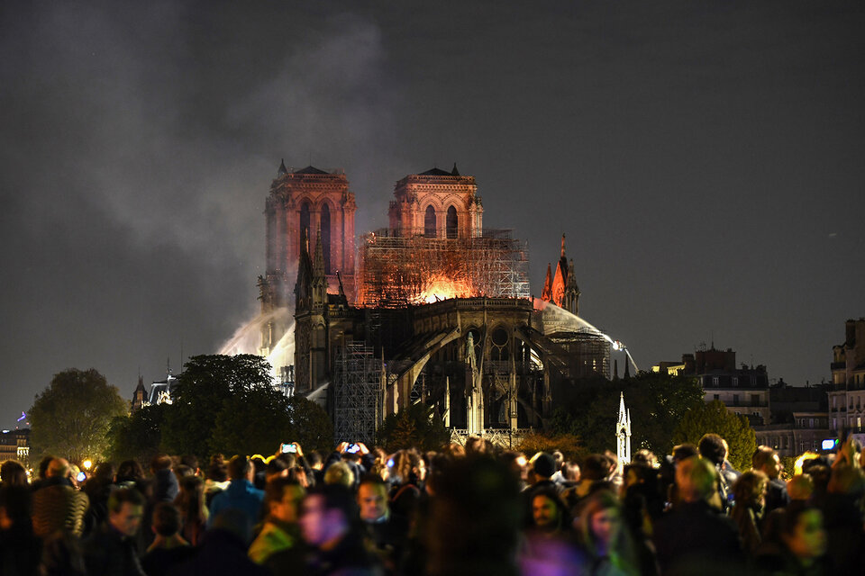 Notre-Dame, a dos años del incendio (Fuente: AFP)