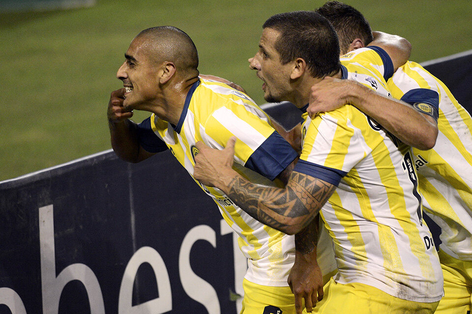 El gol de gol de Zabala le entrega al canaya una victoria relevante ante Aldosivi. (Fuente: Fotobaires)