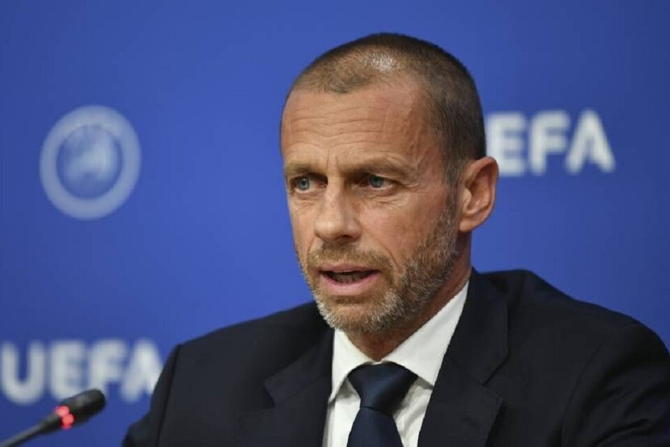 Aleksander Ceferin, presidente de la UEFA. (Fuente: AFP)