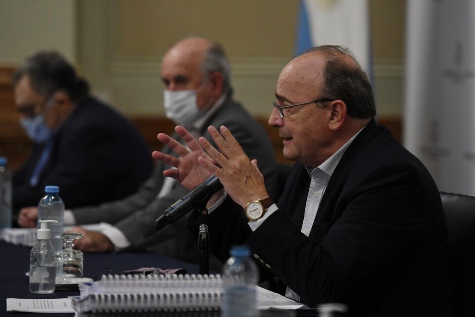 El diputado Leopoldo Moreau, en la presentación del informe de la Comisión Bicameral.