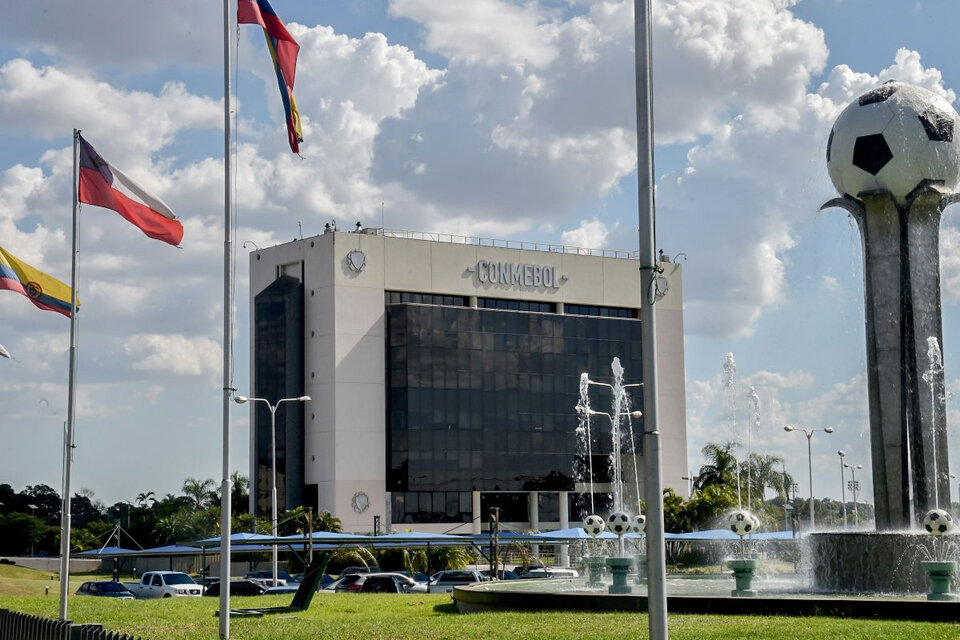 La sede de la Conmebol en Paraguay.