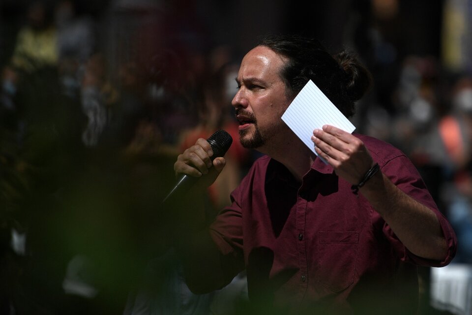 Pablo Iglesias encabeza la lista de Unidas Podemos en Madrid.  (Fuente: AFP)