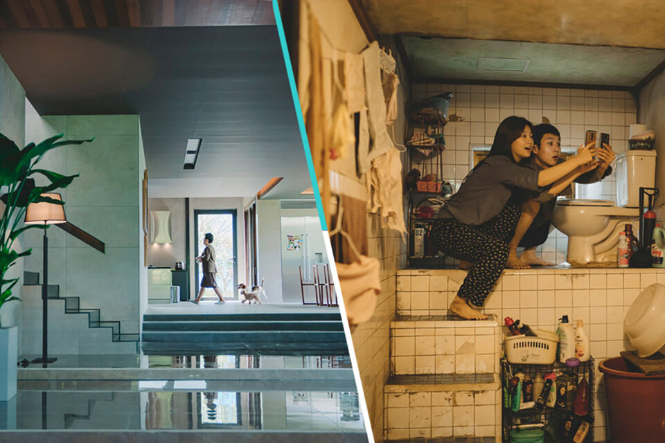 La película Parasite expone en forma brutal la desigualdad entre dos familias coreanas.